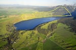 The 1,791 acres alongside Wallowa Lake outlined in this photo in yellow are now owned and managed by Wallowa County.