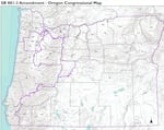 The final congressional boundaries approved by the Oregon Legislature on Sept. 27, 2021.