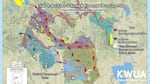 A Klamath Water Users Association working map shows how water could circulate from Upper Klamath Lake through agricultural lands, Tule Lake and Lower Klamath National Wildlife Refuges before returning to the Klamath River. The August 2026 draft remains subject to change.