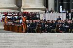 World leaders and royals attend the funeral ceremony of late Pope Francis.