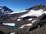 The Hayden and Diller Glaciers on Middle Sister in the Oregon Cascades continue to be active glaciers.
