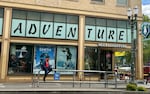 The original Next Adventure location on Southeast Grand Avenue in Portland, Ore., on May 14, 2025. After 28 years, the mainstay in Portland's outdoor community will close its doors this fall.
