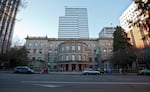 A group of activists demanding the resignation of Mayor Ted Wheeler and changes to the city's response to homelessness and protests shut down a Portland City Council meeting at City Hall Wednesday, Feb. 22, 2017.