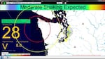 Video still of the beta version of Shake Alert, an earthquake early warning system being developed by the USGS along with a coalition of university partners.