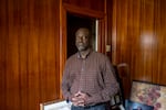 Councilman Vernon Hartley poses fora portrait in his home in Jackson.