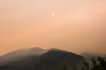 The Eagle Creek Fire as seen from the Bonneville Fish Hatchery, Sunday, Sept. 3, 2017.