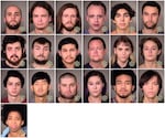 Portland police detained 26 people during protests on Nov. 10, 2016, in Portland. Twenty-five of them were arrested.