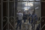 The Aftermath of the Israeli Army in Ashraf Zeghayer house, a released palestinian prisinor, photo taken on the 25 of Jan date of his release, Afif H. Amireh for NPR.