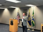 Portland Police Chief Robert Day unveiled the step-by-step process that police in Oregon’s largest city will follow as they attempt to get drug users access to treatment programs once drugs are criminalized once again Sept 1.