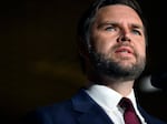 Republican Vice Presidential candidate Sen. JD Vance (R-OH) speaks at a campaign rally at VFW Post 92 on August 15, 2024 in New Kensington, Pennsylvania.