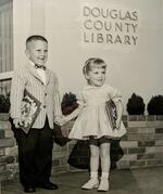 Roseburg native Steve Loosley and his sister Judith, circa 1959.