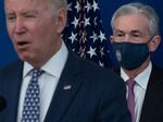 President Biden announces he's nominating Jerome Powell to serve a second term as Fed chair during an event at the White House on Nov. 22, 2021.
