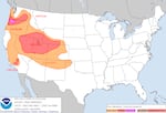 On Sunday before the fires, the NWS Storm Prediction Center forecast an area of "Extremely Critical Fire Weather” around Salem for Monday and Tuesday — the first time those conditions have ever registered in western Oregon.