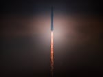 All but one of Starship's 33 first-stage Raptor engines fired as expected, as the giant spacecraft lifted off from its pad in Boca Chica, Tex.
