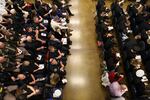 The memorial service for Sgt. Jason Goodding at the Seaside Convention Center was standing room only.