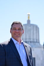 Rep. Jeff Helfrich, R-Hood River, was named House minority leader in a tight vote on Tuesday night.