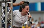 Opposition leader María Corina Machado, who has been banned from running for office, campaigns for presidential candidate Edmundo González, in Maracaibo, Venezuela, Thursday, May 2, 2024.