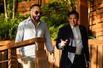 U.S. Secretary of State Marco Rubio meets with President Nayib Bukele at his residence at Lake Coatepeque in El Salvador, Monday, Feb. 3, 2025.