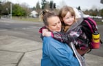 Hirschsprung's Disease makes it difficult for Kaylie to walk at times. Although Alicia Smith has chronic back pain, she agrees to carry Kaylie sometimes.
