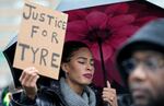 Protesters march in Memphis last month over the death of Tyre Nichols, who died Jan. 10, three days after being beaten by Memphis police officers.