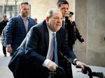 FILE - Harvey Weinstein arrives at a Manhattan courthouse as jury deliberations continue in his rape trial in New York, on Feb. 24, 2020. Weinstein will appear in a New York City court on Wednesday, May 1, 2024, according to the Manhattan district attorney's office.