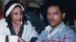 Mulugeta Seraw photographed with a friend in Portland, Ore., in the 1980s.