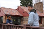 Jailyn Price, left, and Niyati Graf recently moved to Burns and visited the Malheur National Wildlife Refuge for the first time on April 16, 2019.