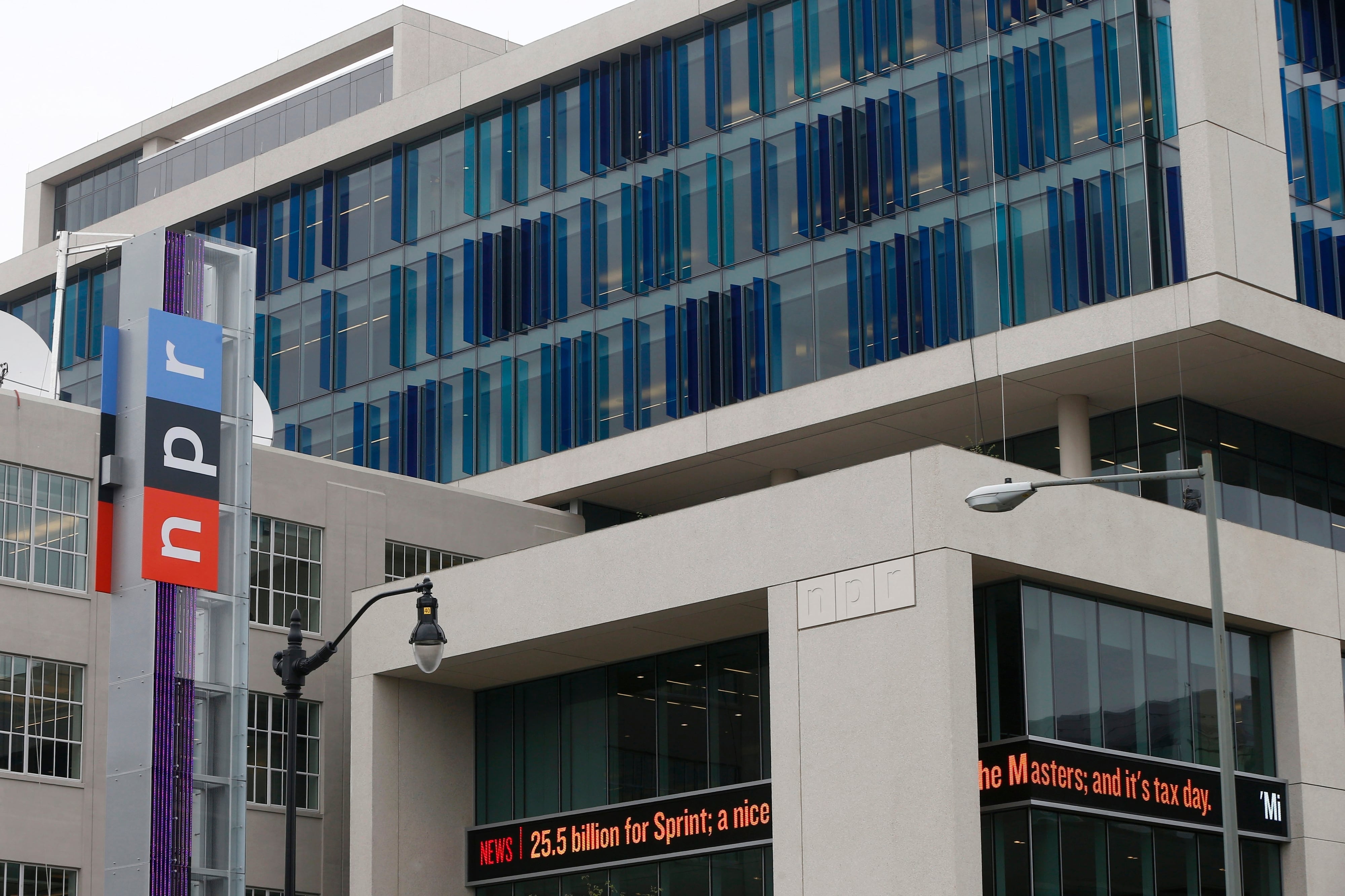 FILE - The headquarters for National Public Radio (NPR) is seen in Washington, April 15, 2013.