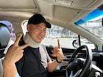Shao Wei, 36, says he went into the ride-hailing business to pay off debts. He doesn't live in the car, which he rents out and cleans daily to avoid odors. He sympathizes with drivers who sleep in their cars and are penalized by employers and passengers for their vehicles’ odor.