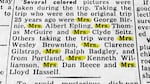 An article in the La Grande Observer newspaper published Aug. 1, 1951 includes an example of how newspapers would post articles noting annual Hen Party trips. As was typical of the time, the women involved were not called by their own names, but by "Mrs." followed by their husbands' names.