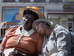 Sofia (Danielle Brooks) and Celie (Fantasia Barrino) in the 2023 reincarnation of The Color Purple. Click here for a review. Brooks was nominated for her supporting performance.