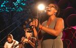 Portland’s Liz Vice showed her warm, expansive gospel voice and tight band on the Treeline Stage.