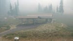 Mt. Hood Meadows posted this photo on their social media account Aug. 4, 2026, announcing that Meadows is under Level 3 (Go Now) evacuation.