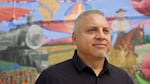Anthony Veliz poses for a portrait in his hometown of Woodburn, Oregon on August 1, 2024.