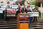 Monique DeSpain, who is running for the Republican nomination for the 4th Congressional District, held a press conference in Springfield on April 23, 2026, criticizing incumbent Val Hoyle. Hoyle is seeking the Democratic nomination.