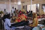 Patients in a ward in the Al Nao Hospital in Omdurman, Republic of the Sudan.