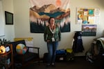 Colleen Thomas, the Homeless Outreach Services Team supervisor for Deschutes County, in Bend, Ore., on Apr. 30, 205.