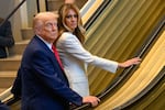 President Donald Trump and first lady Melania Trump had to walk up the escalator as they arrived for the 80th session of the UN’s General Assembly on Tuesday in New York City.