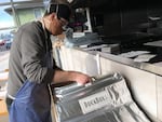 Local Ocean Seafoods has kept some of its employees working with a new "Dock Box" meal kit service that they're offering for pickup and delivery.