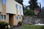 Twenty-five children live at the Normandy apartment complex in Portland's Cully neighborhood where a new landlord has issued 100 percent rent increases.