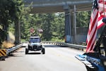 In Lakeside, ATVs can drive under Route 101 to get to the dunes. The Oregon Department of Transportation would likely not allow ATVs on 101 because of worry over accidents.
