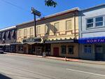 An outside view of the historic movie theater the Egyptian Theatre in Coos Bay, Ore., taken on Sept. 25, 2025. The Egyptian Theatre is celebrating its centennial in 2025.