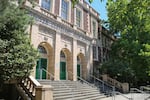 Grover Cleveland High School is pictured in Portland, Ore., Thursday, July 25, 2019. The school saw anti-Semitic graffiti, reports of a noose hanging in the school, and students baking a cake that resembled blackface this pas year.