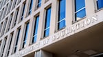 The entrance of the U.S. Department of Education headquarters in Washington, D.C.