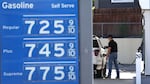 Gas prices over $7.00 a gallon are displayed at a Chevron gas station in Menlo Park, Calif., on May 25.