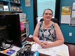 Donna Dunn, 49, works as the office manager at a healthcare clinic in Booker, Texas. Despite getting a raise, she has struggled to pay her family's bills as prices have risen faster than her paycheck.