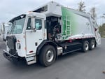 City of Roses Disposal & Recycling and Portland General Electric unveiled Oregon’s first electric garbage truck on Thursday Nov. 2, 2023.