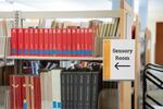 A sign hangs at the library of Pacific University on Feb. 26, 2026, in Forest Grove, Ore.