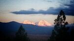 Central Oregon peaks got a light dusting of snow on September 3rd.