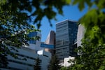 FILE - OHSU's Marquam Hill Campus, where the OHSU and Doernbecher Emergency Room is, sits on Marquam Hill in Portland, Ore., on April 25, 2026.
